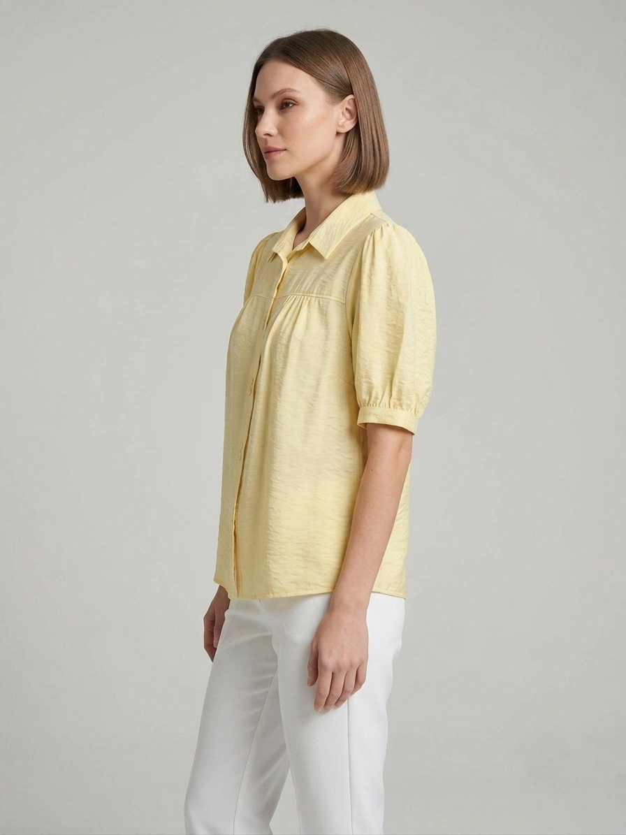 Mİ BLUZ 84559 - SARI