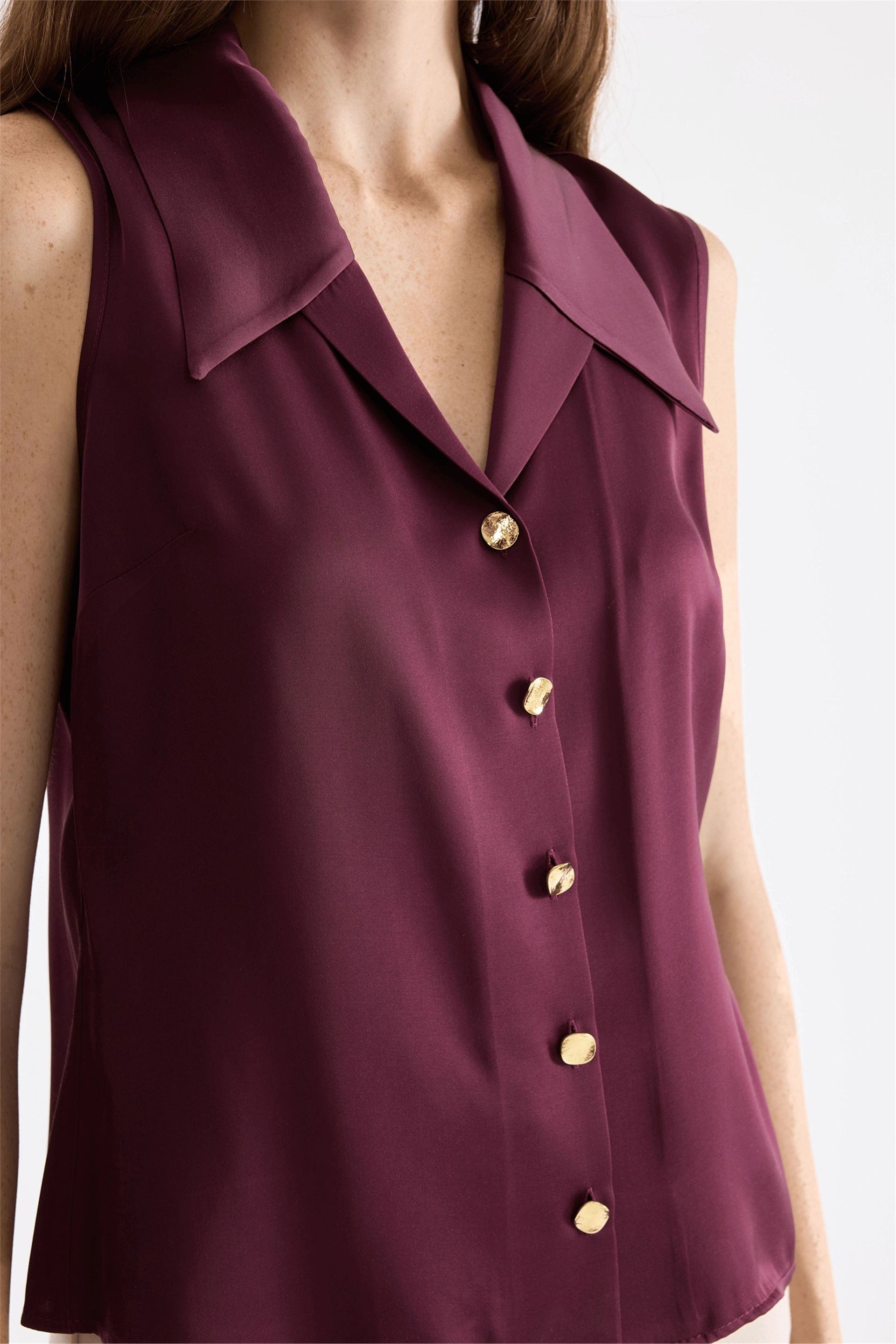 Mİ GÖMLEK 80471 - BORDO