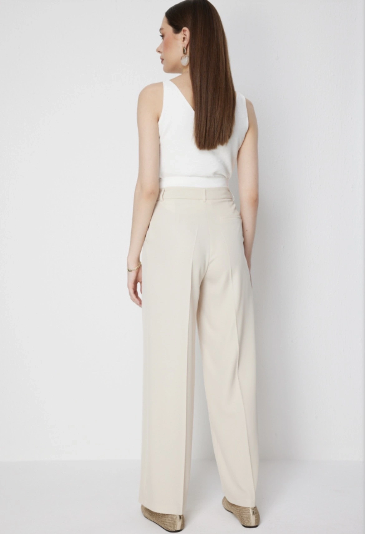 Mİ PANTOLON 85320 - KREM