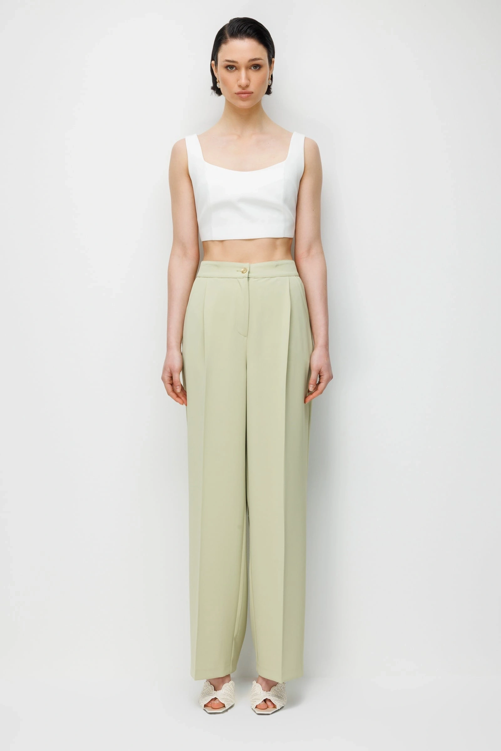 MODAİLGİ CEKET 70050 - 40050 PANTOLON MİNT YEŞİLİ
