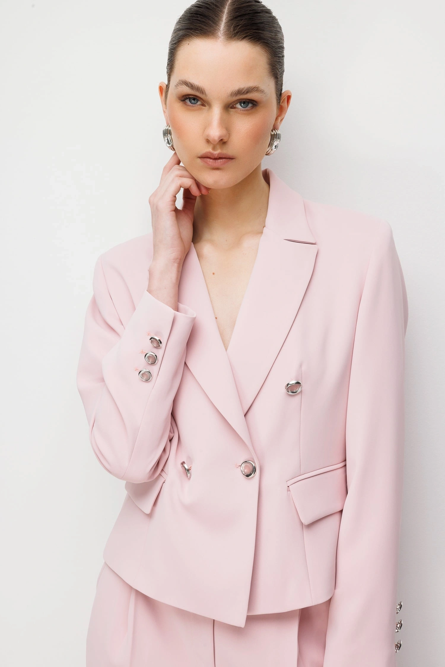 MODAİLGİ CEKET 70050 - 40050 PANTOLON PEMBE
