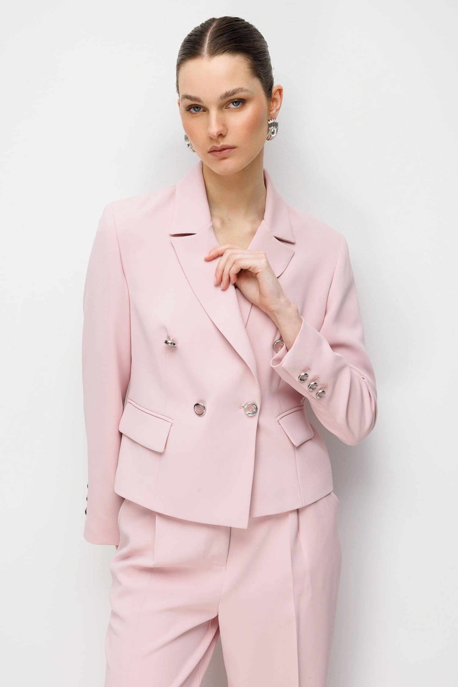MODAİLGİ CEKET 70050 - 40050 PANTOLON PEMBE