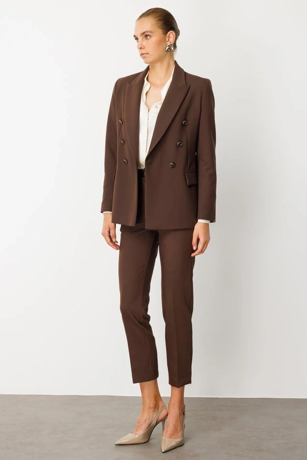 MODAİLGİ PANTOLON 40008 - KAHVE