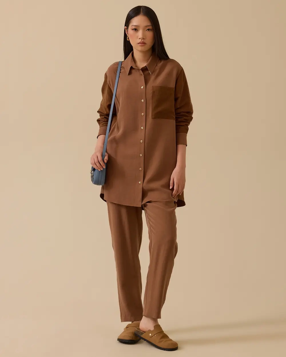 SCL PANTOLON 1011023 - KAHVE