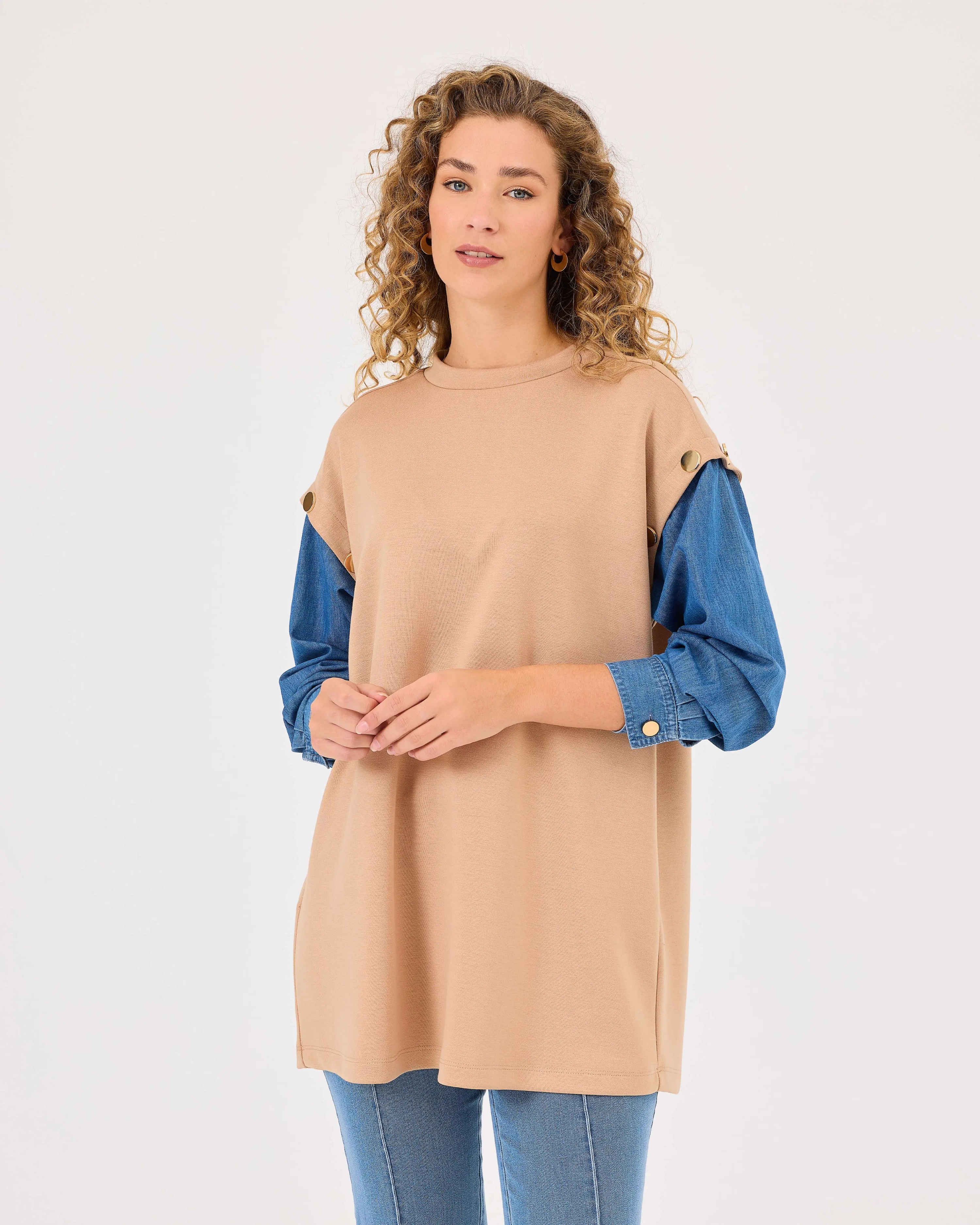 SCL SWEAT 2311009 - CAMEL