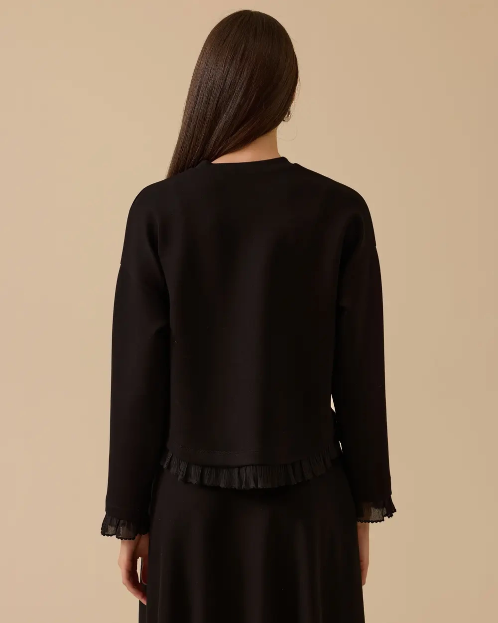 SCL SWEAT 2311011 - SİYAH
