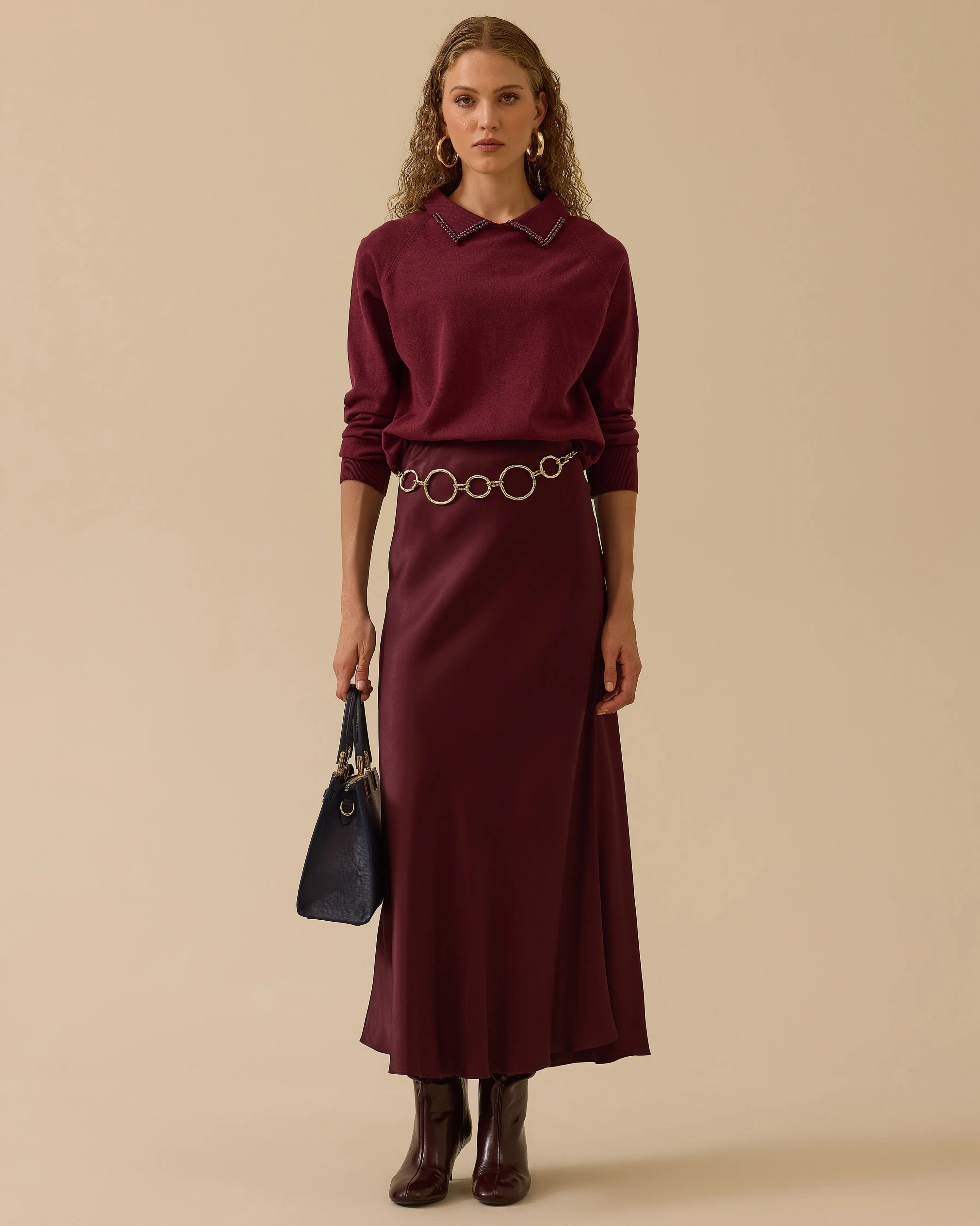 SEÇİL BLUZ 1710008 - BORDO