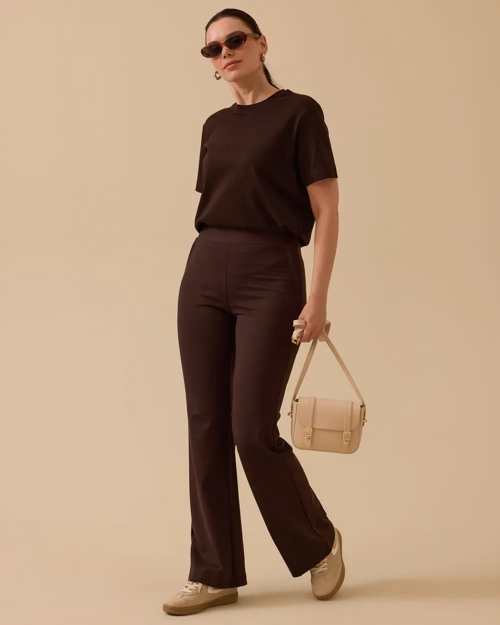 SEÇİL PANT. 1010006 - KAHVE