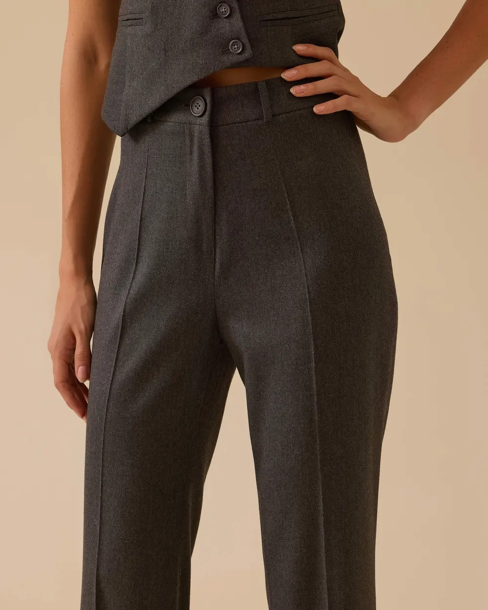 SEÇİL PANT. 1010011 - GRİ