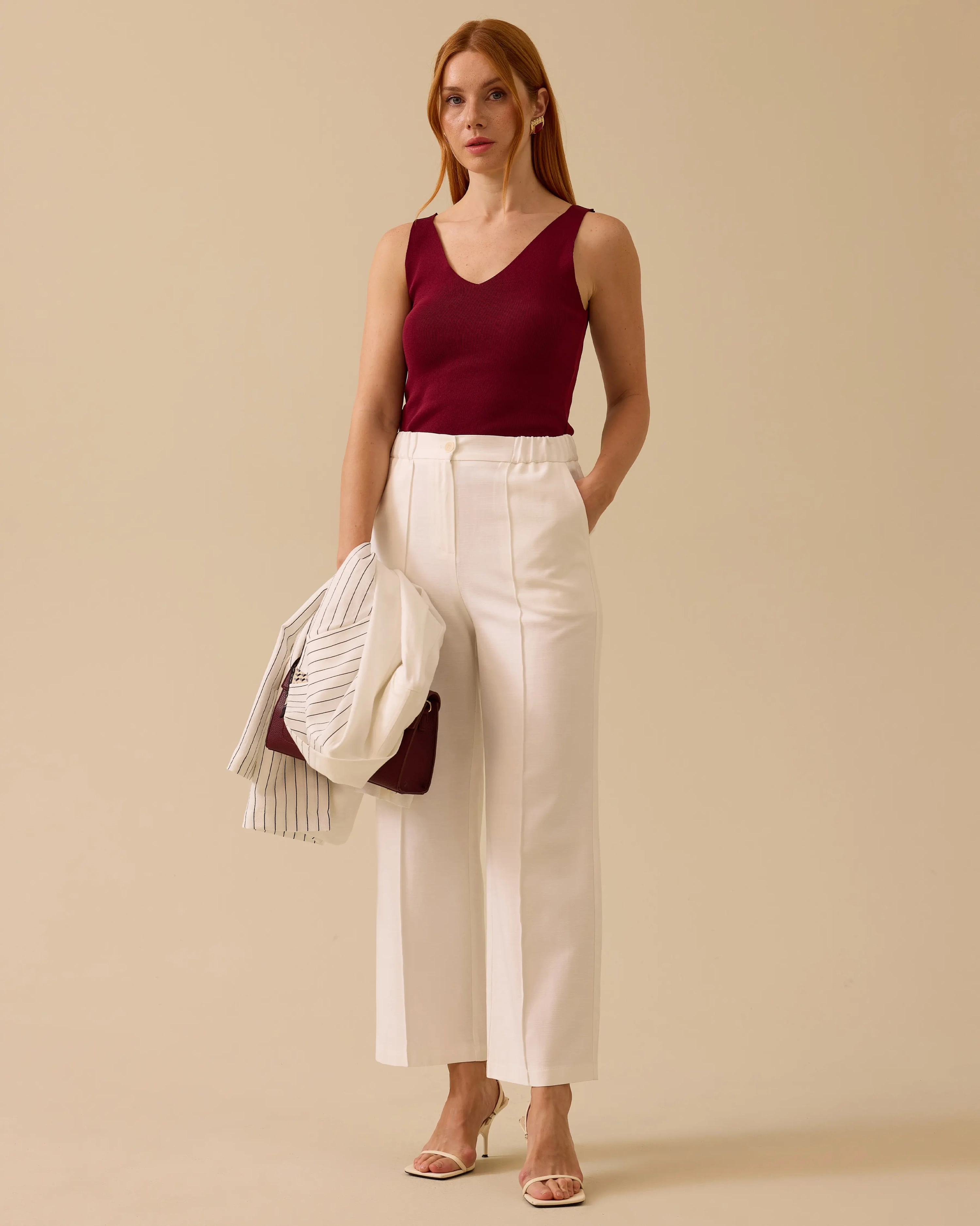SEÇİL PANT 1010020 - BEYAZ