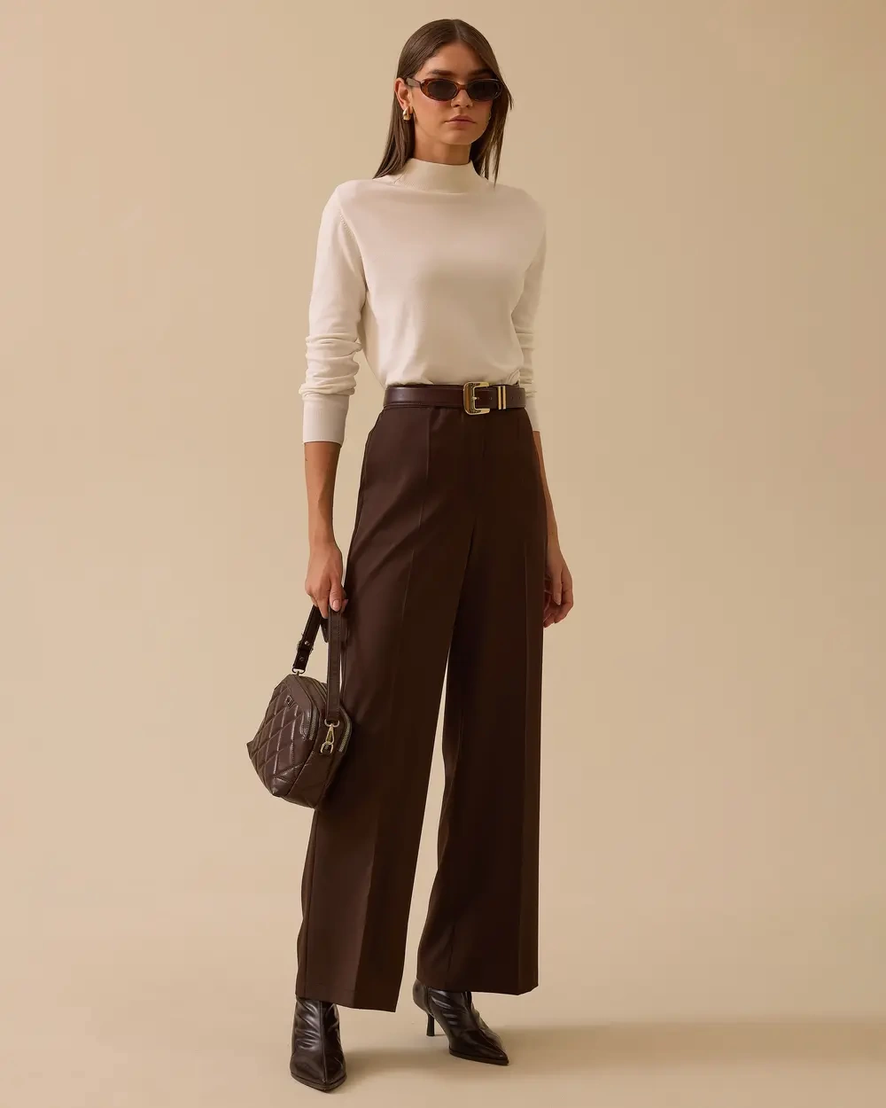 SEÇİL PANT. 1010032 - KAHVE