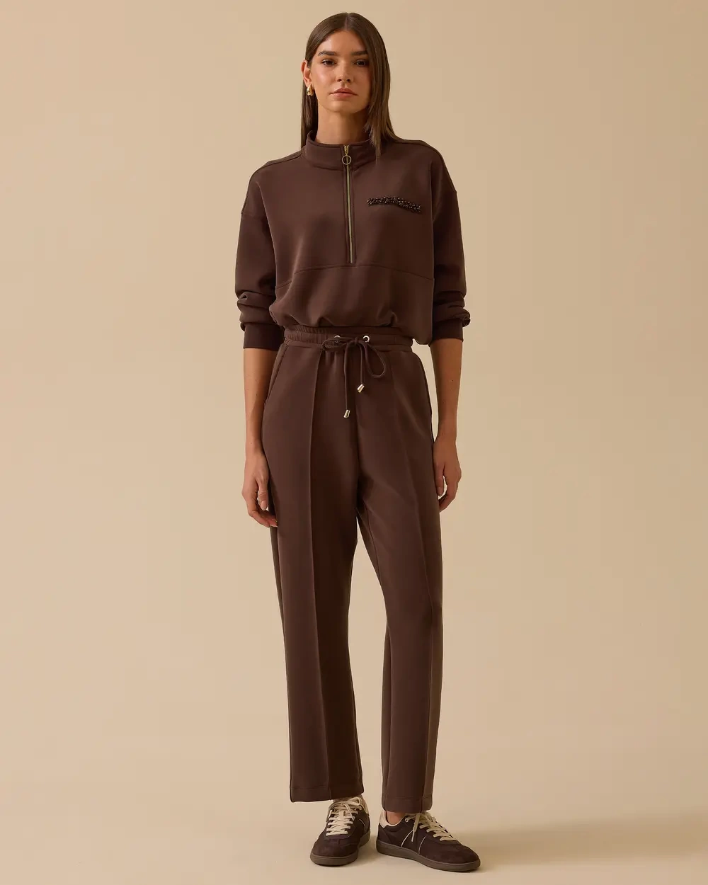 SEÇİL PANT1010008 - KAHVE
