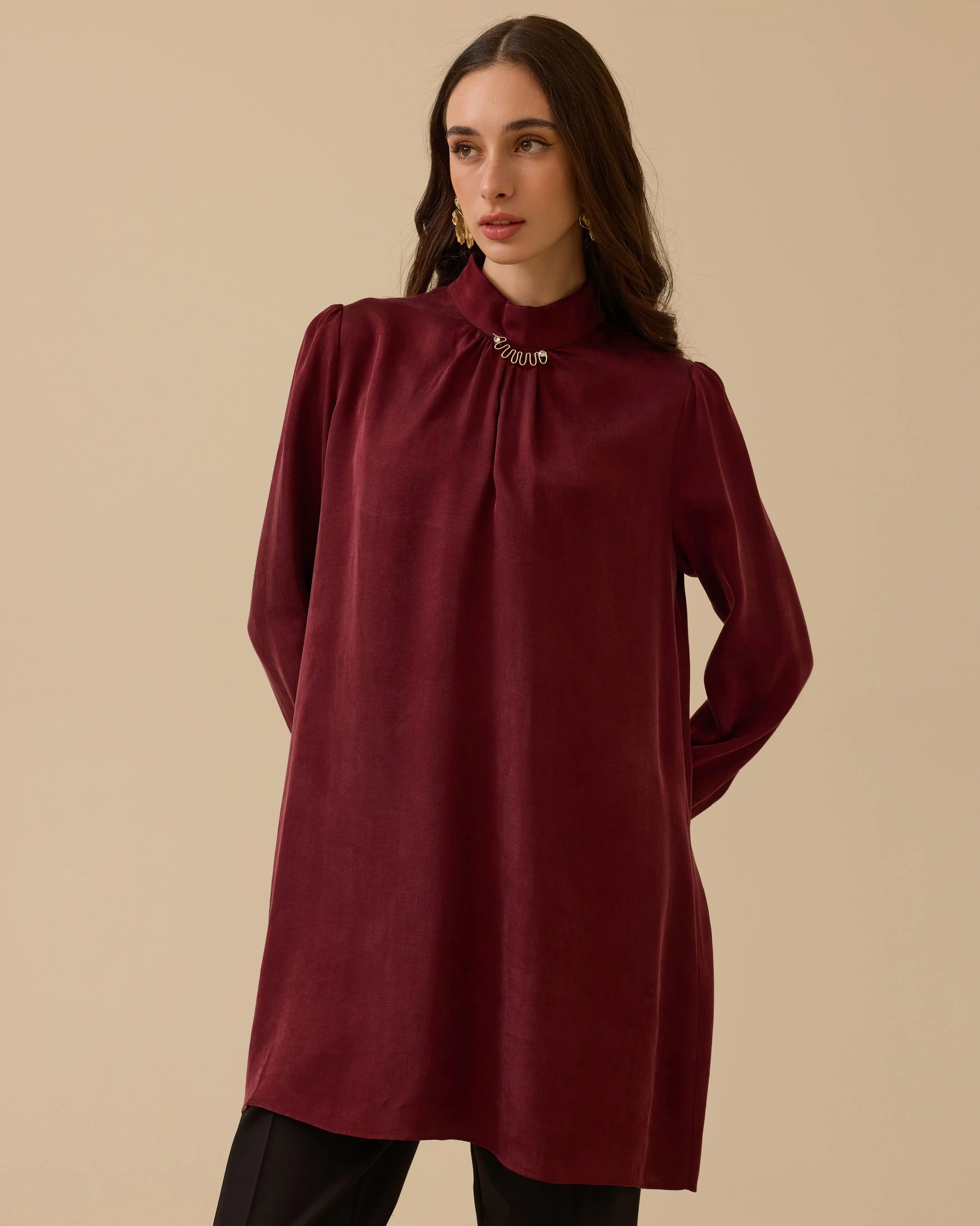 SEÇİL TUNİK 1211009 - BORDO