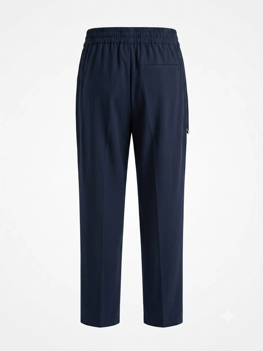 SEDNA KETEN CEKET 7502 -PANTOLON 7205  LACİVERT