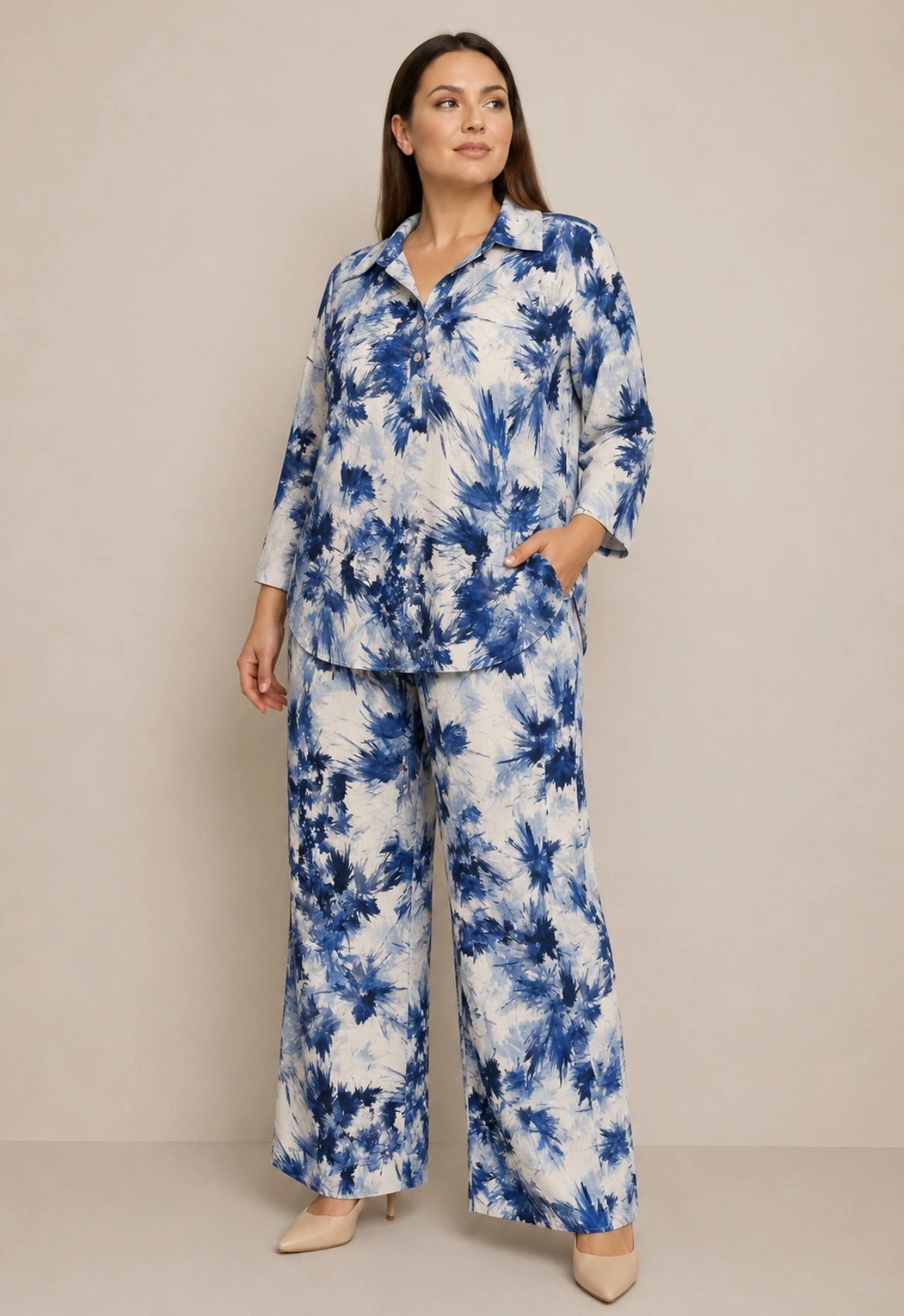 SEDNA TUNİK 3029 -3219 PANTOLON /TAKIM MAVİ