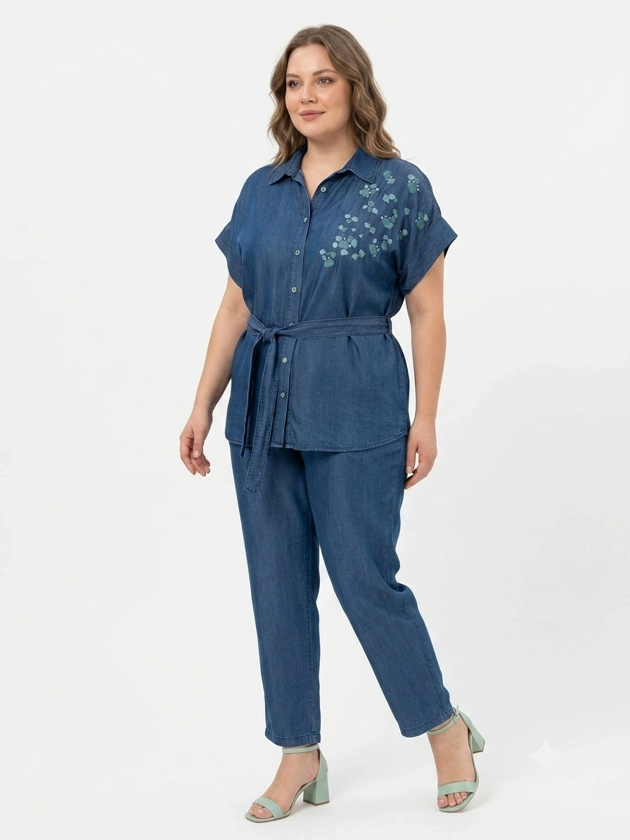 SEDNA TUNİK 7016 - PANTOLON 7208 LACİVERT