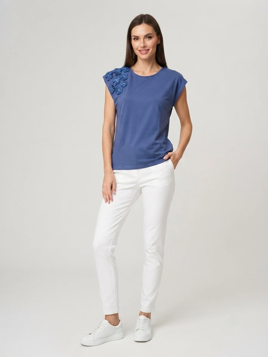 VEDİ TSHIRT 7011 - İNDİGO