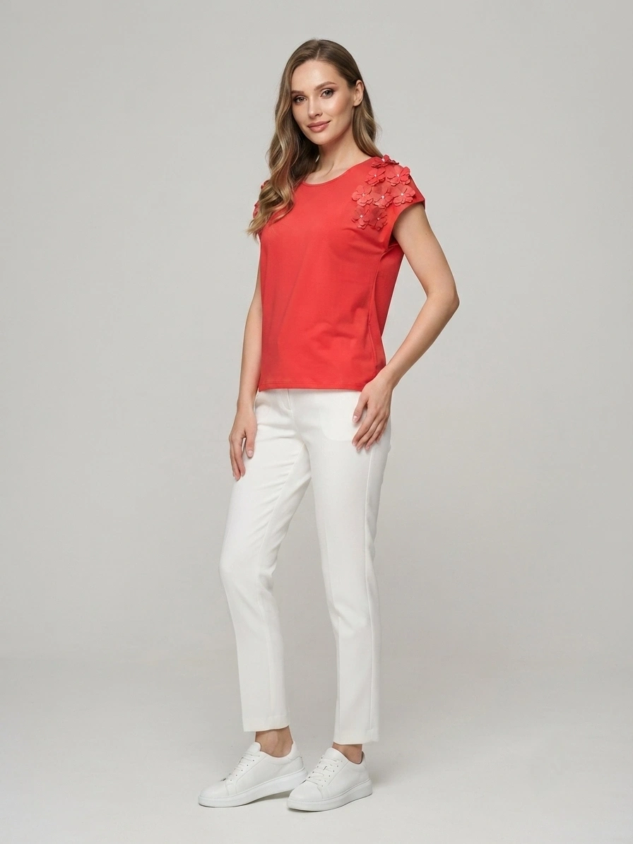 VEDİ TSHIRT 7011 - KIRMIZI