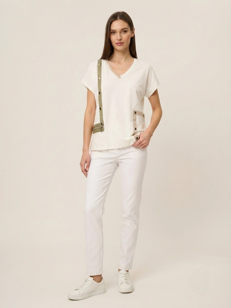 VEDİ TSHIRT 7096 - EKRU
