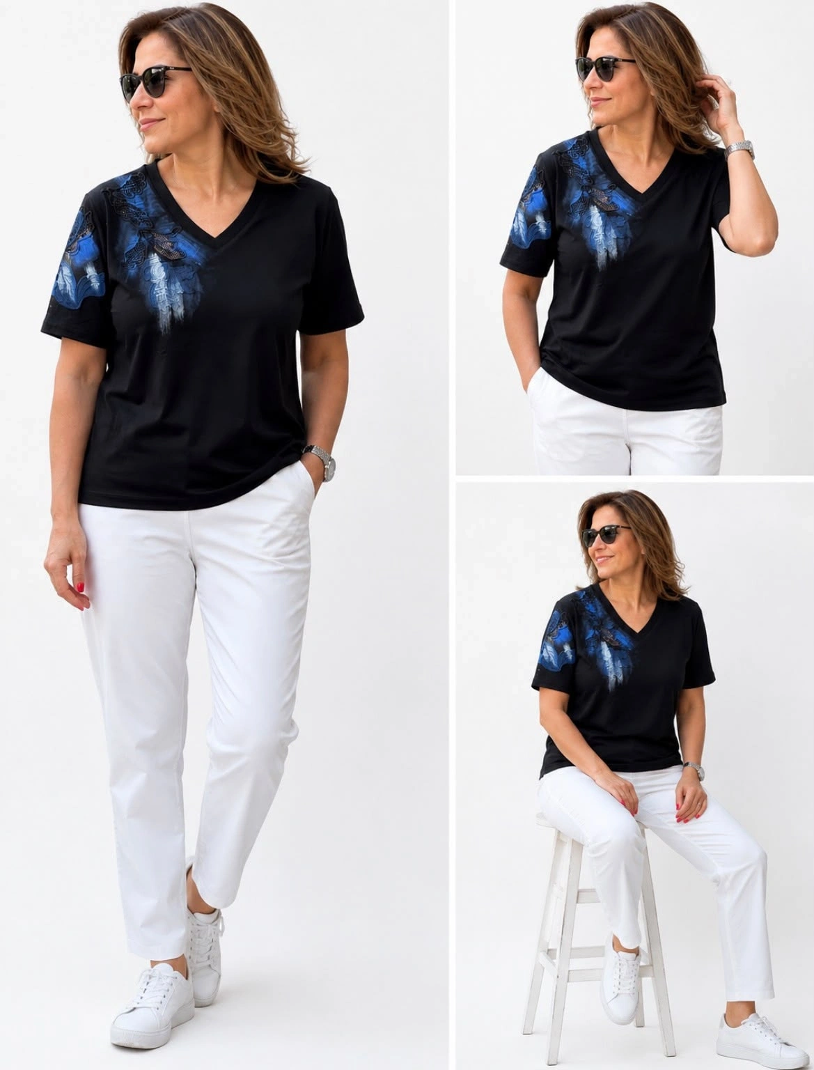 X-LİFE TSHIRT 7040 - SİYAH