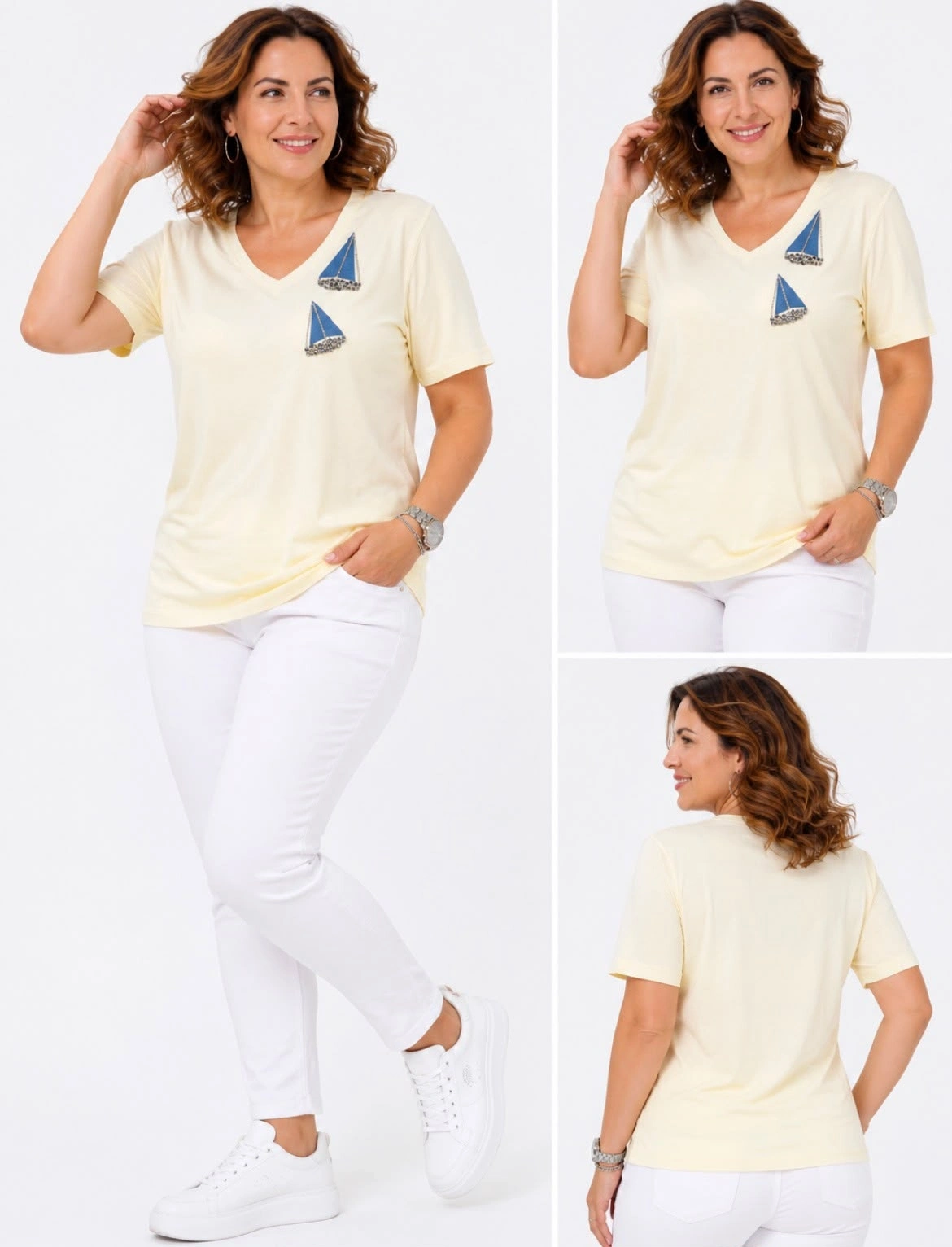 X-LİFE TSHIRT 7077 - SARI
