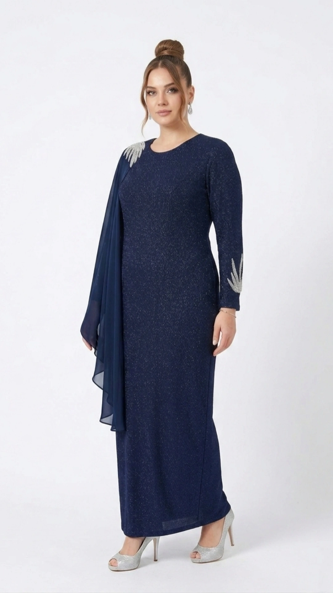 YENAL ELBİSE 7060 - LACİVERT