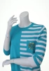 TWOMAİL CEPLİ BLUZ 21672 - TURKUAZ