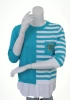 TWOMAİL CEPLİ BLUZ 21672 - TURKUAZ