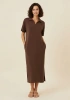 SEÇİL ELBİSE 1310061 - KAHVE