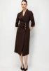 MODAİLGİ ELBİSE 60027 - KAHVE