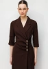 MODAİLGİ ELBİSE 60027 - KAHVE