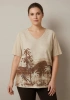 X-LİFE TSHIRT 7041 - BEJ