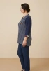 AYLİN BLUZ 538 - LACİVERT