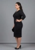 EZZE ELBİSE 8214 - SİYAH