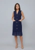 VELENA ELBİSE 8422 - LACİVERT
