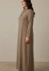 ALESYA ELBİSE 5324 - TOPRAK