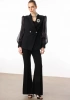 MODAİLGİ CEKET 70045 -PANTOLON 40052/TAKIM  SİYAH