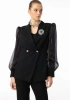 MODAİLGİ CEKET 70045 -PANTOLON 40052/TAKIM  SİYAH