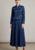 CLİO CEKET ETEK TAKIM  2381-C - LACİVERT