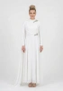 AHENK ABİYE ELBİSE 1094 - EKRU