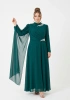 AHENK ABİYE ELBİSE 1094 - ZÜMRÜT