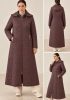 BERRİN YILDIZ MANTO 8670 - KAHVE