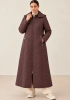 BERRİN YILDIZ MANTO 8670 - KAHVE