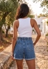 FASHION BAGGY ŞORT 584K1 - MAVİ