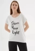 FASHION BLUZ 0074K - BEYAZ