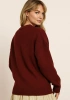 FASHION NAKIŞLI KAZAK 313K1 - BORDO
