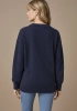 FASHION NAKIŞLI KAZAK 313K1 - İNDİGO