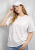 FASHION TAŞLI BLUZ 0082K - BEYAZ