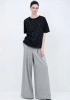 FASHION TAŞLI BLUZ 0082K - SİYAH