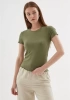 FASHION TSHIRT 444K1 - HAKİ